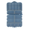 FishUSA Flagship Terminal Tackle Box size Medium open lid shows 12  compartments with 8 adjustable dividers