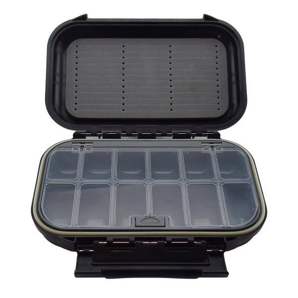 FishUSA Premium Dual Sided Box open view of medium size